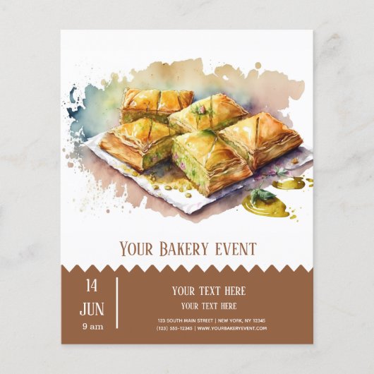 Bakkerij Bake flyer (Voorkant)