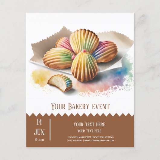 Bakkerij Bake flyer (Voorkant)
