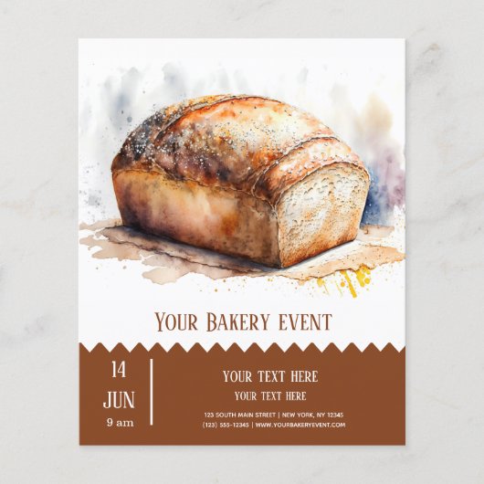 Bakkerij Bake flyer (Voorkant)