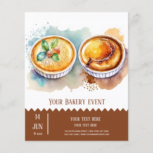 Bakkerij Bake flyer (Voorkant)
