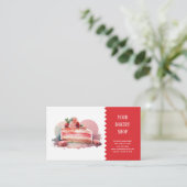 Bakkerij Bake visitekaartje (Staand voorkant)