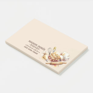 Bakkerij Banketbakker Aquarel Goud Bakken Catering Post-it® Notes