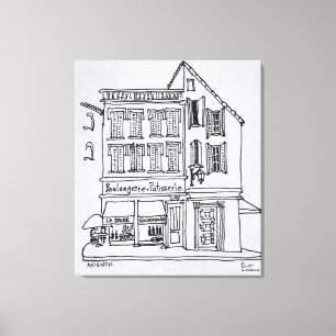 Bakkerij Banketbakkerij, Avignon Canvas Afdruk