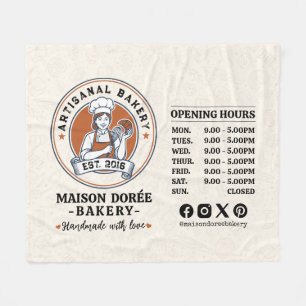 Bakkerij Banketbakkerij Bakken Catering Openingsti Fleece Deken