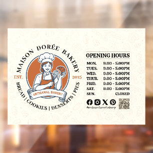 Bakkerij Banketbakkerij Bakken Catering Openingsti Raamsticker