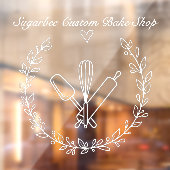 Bakkerij Bedrijf aanpassen Raamsticker (Vel 2)