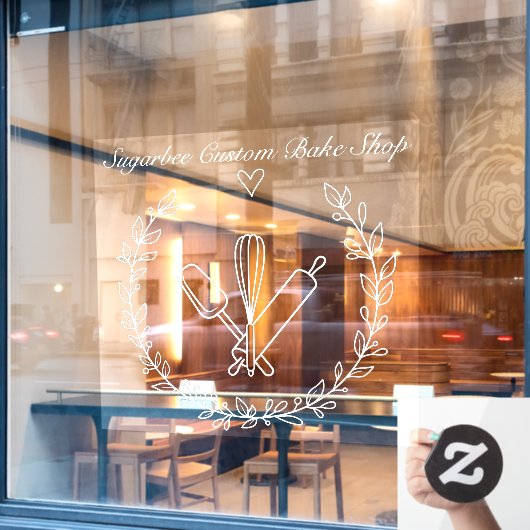 Bakkerij Bedrijf aanpassen Raamsticker (Cafe Raam)