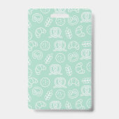 Bakkerij Bedrijfs Foto Gepersonaliseerd Badge (Achterkant)