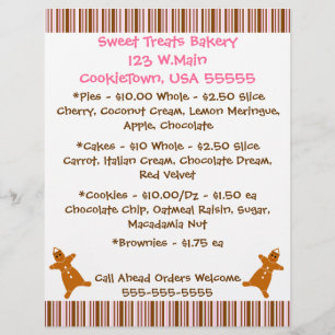 Bakkerij Bedrijfsfolder Flyer