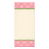 Bakkerij Boutique-productrackkaarten Reclamekaart (Achterkant)