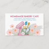 Bakkerij cafés taart visitekaartje (Voorkant)