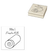 Bakkerij Cake Roll Art Stamp Rubberstempel (Gestempeld)