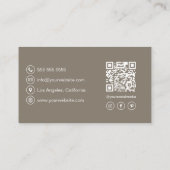 Bakkerij Chef Modern Visitekaartje (Achterkant)