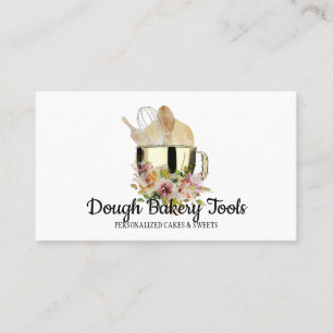 Bakkerij Chef Patisserie Pastry Cake Dough Visitekaartje