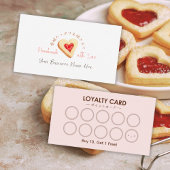 Bakkerij Cookie Baker Loyalty Kaart Heart Jam Scha Visitekaartje