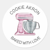 Bakkerij Cookie Cupcake Label (Voorkant)