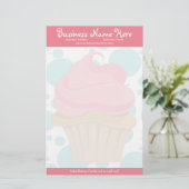 Bakkerij Cupcake Briefpapier (Staand voorkant)