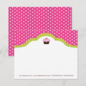 Bakkerij | Cupcake-notarissen Notitiekaartje (Voorkant / Achterkant)