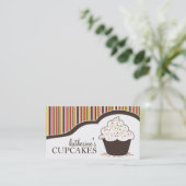 Bakkerij | Cupcake-Visitekaartjes Visitekaartje (Staand voorkant)