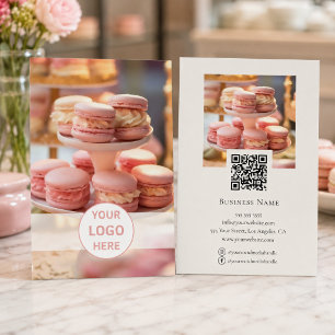 Bakkerij Custom Logo Foto QR Code Promotie Flyer
