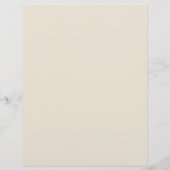 Bakkerij Custom Monogram Logo Beige Flyer (Achterkant)