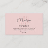 Bakkerij Custom Monogram Logo Business Reward Klantenkaartje (Voorkant)