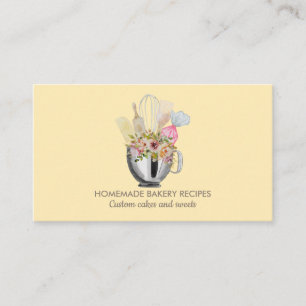 Bakkerij deegwaren handgereedschap catering chef visitekaartje