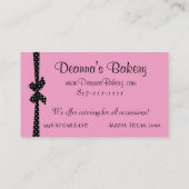 "Bakkerij" Diva-Visitekaartjes Visitekaartje (Achterkant)