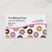 Bakkerij Doughnut Visitekaartjes (Voorkant)