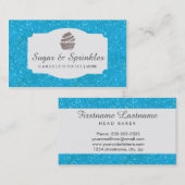 Bakkerij- en cateringblauw Visitekaartje (Voorkant / Achterkant)