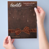 Bakkerij en chocolade-bakkerij flyer (Hand)