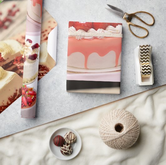 Bakkerij en gebak cadeaupapier (Crafts)