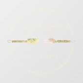 Bakkerij Eucalyptus - gebarsten gebak Raamsticker (Vel)