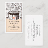 Bakkerij, gebak en pekel visitekaartje (Voorkant / Achterkant)