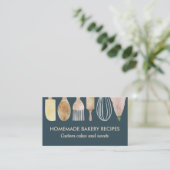 Bakkerij, gebak, gebak visitekaartje (Staand voorkant)