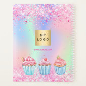 Bakkerij gebak winkel cupcakes naam 2026 planner (Achterkant)