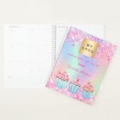 Bakkerij gebak winkel cupcakes naam 2026 planner (Display)