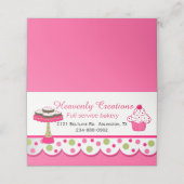 Bakkerij Gevouwen Bedrijf / Loyaliteit Kaart (Buitenkant ongevouwen)