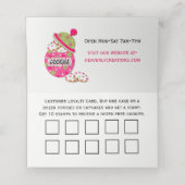 Bakkerij Gevouwen Bedrijf / Loyaliteit Kaart (Binnenkant ongevouwen)