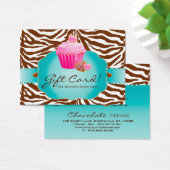 Bakkerij Gift Kaart Certificaat Chocolade Cupcake (Bureau)