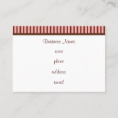 Bakkerij Gingerbread Visitekaartjes (Achterkant)