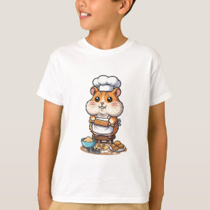 Bakkerij Hamster Chef Kleine Bakker Kinderen T-shirt