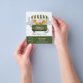 Bakkerij in de levensmiddelenbranche flyer (Hand)