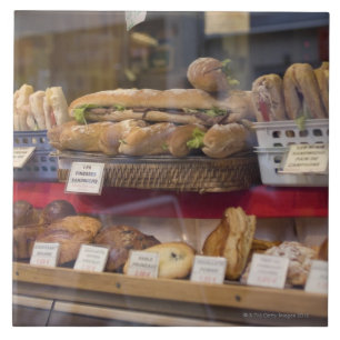 Bakkerij in Parijs Tegeltje