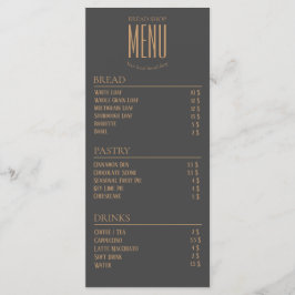Bakkerij Kleine Café Tafel Menu