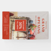 Bakkerij Kleine Zaken Grootse Opening Spandoek (Horizontaal)