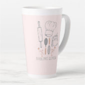 bakkerij latte mok (Rechterhoek)