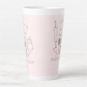 bakkerij latte mok (Voorkant)