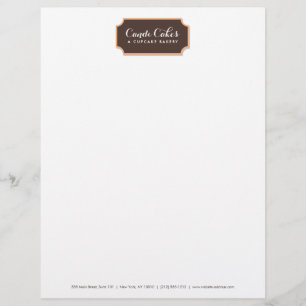 Bakkerij Letterhead Persoonlijk Briefhoofd