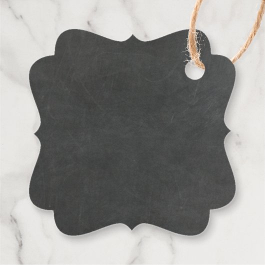 Bakkerij Logo Holiday Baking Gift Chalkboard Bedankjes Labels (Achterkant)